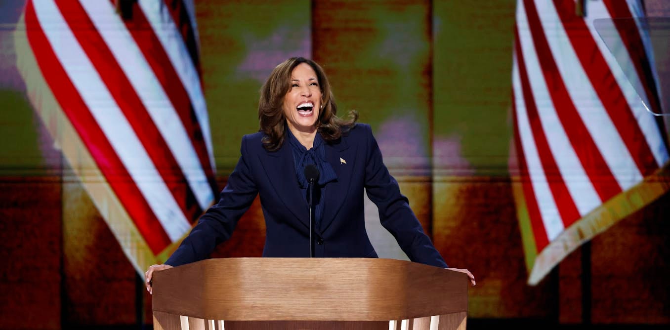 Harris delivers warm and strong acceptance speech as Democrats take joy,  hope and renewal to the electorate