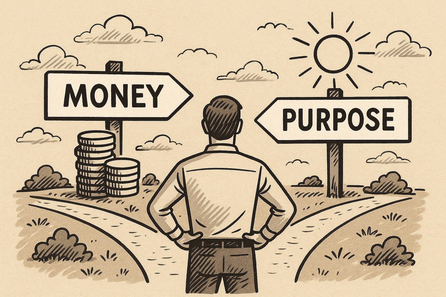 Money Buys Time, But Only Purpose Gives It Meaning