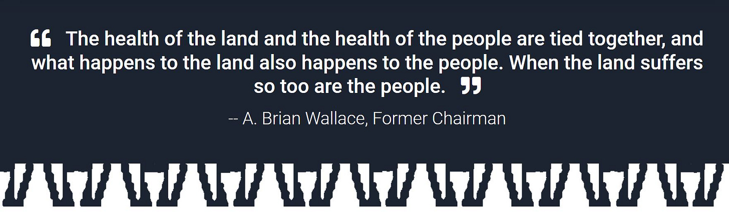 Quote by former chairman Brian Wallace