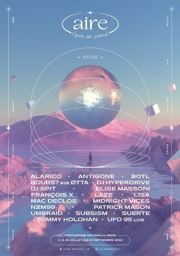 Aire, Open Air Estival 2022 à l'Hippodrome de Parilly
