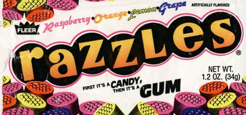 A Razzled History – Candy Favorites A Razzled History – Candy Favorites