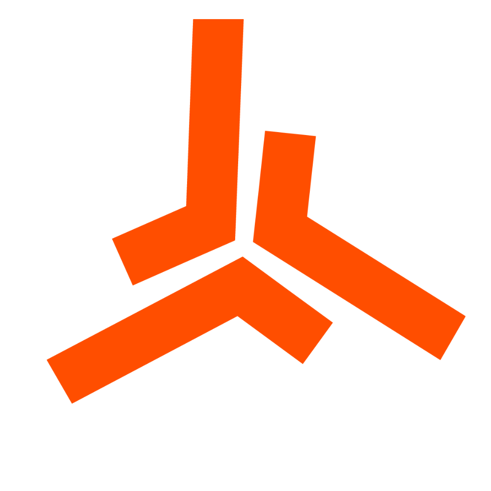 Orange shift brand mark for moin.shift(), the independent creator and designer behind toDō.