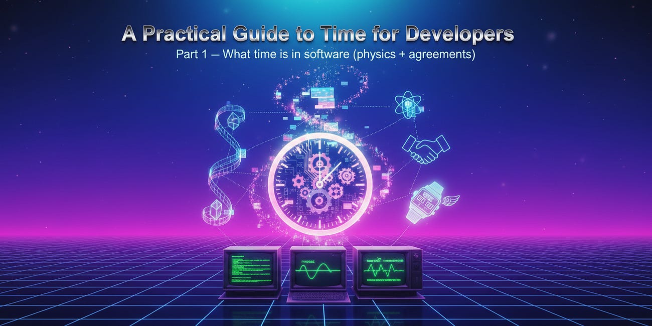 A Practical Guide to Time for Developers: Part 1 — What time is in software (physics + agreements)