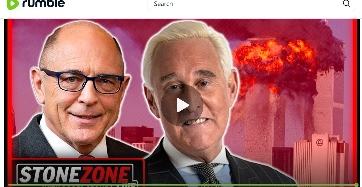 Roger Stone / StoneZone Interviews RichardGage911 - Watch Now