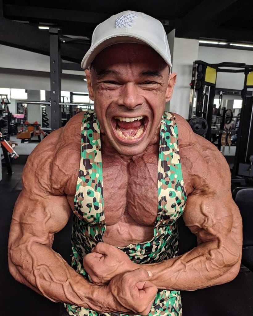 Marco Cesar Aguiar Luis, who went by 'Monster' dead this week at the age of 46. Marco Cesar Aguiar Luis, who went by 'Monster' dead this week at the age of 46.