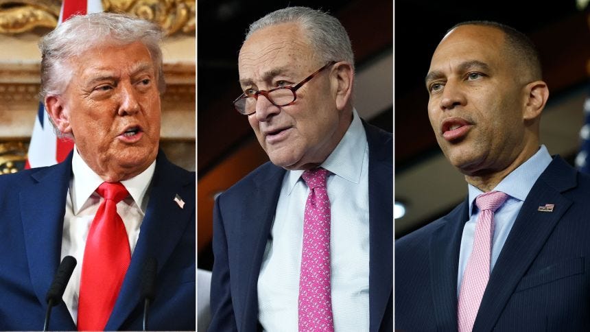 Trump to meet with Schumer and Jeffries as government shutdown looms | CNN  Politics