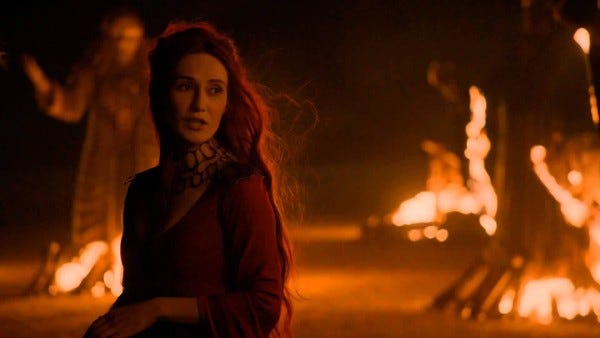 melisandre witch coming into revenge game of thrones 2015 melisandre witch coming into revenge game of thrones 2015