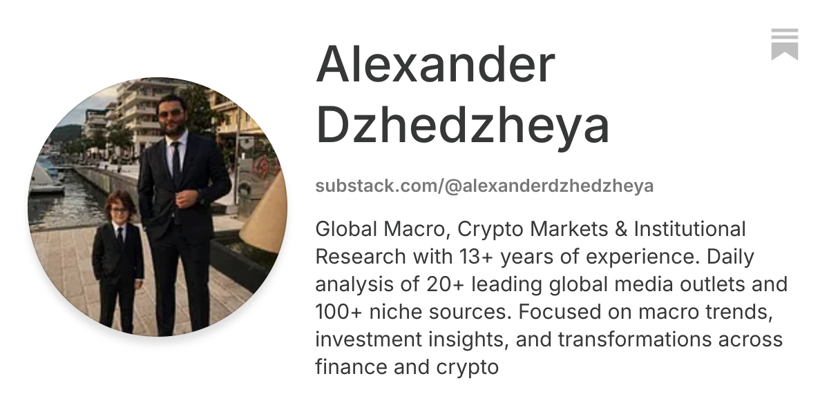 Alexander Dzhedzheya | Substack