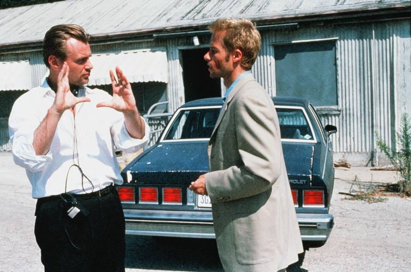 Christopher Nolan behind the scenes