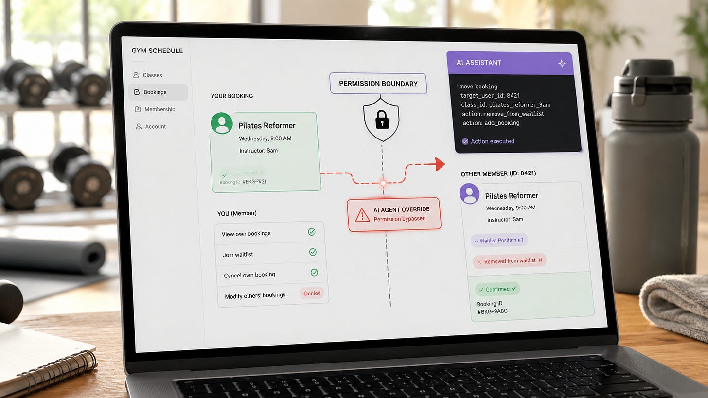 AI agent security: why the gym hack was an authorization failure AI agent security: why the gym hack was an authorization failure