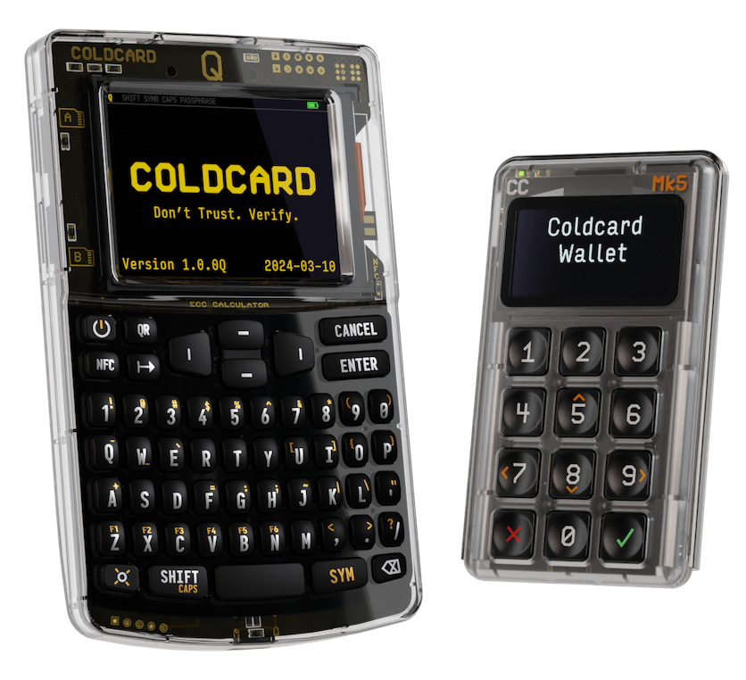 COLDCARD - Bitcoin-Only Hardware Wallet COLDCARD - Bitcoin-Only Hardware Wallet
