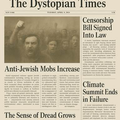 Dystopian Headline: Rising Tensions and Crises