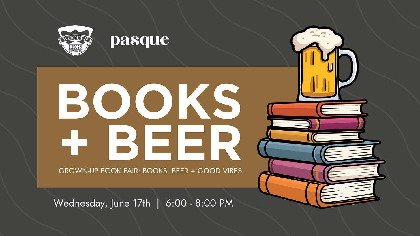 Books + Beer: A Grown-Up Book Fair