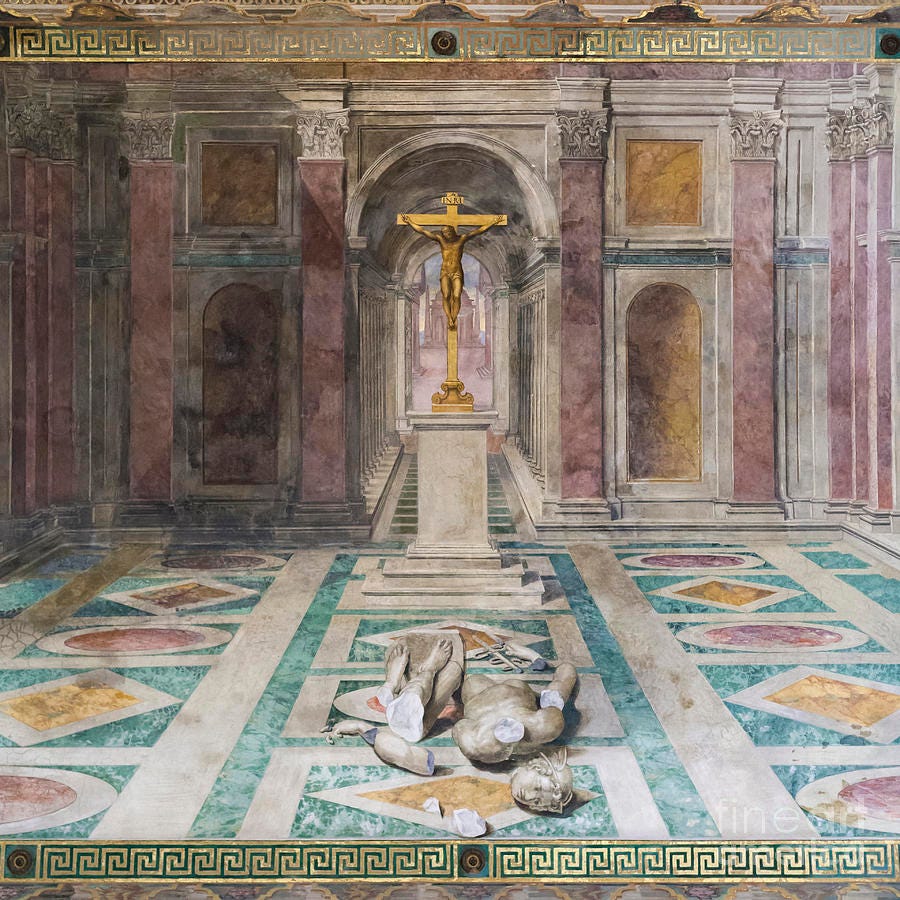 The Gospel of Mark & Laureti's “The Triumph of the Cross over Paganism” |  the long way home