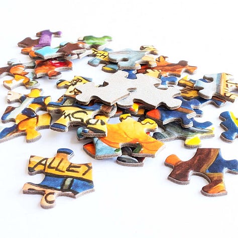 Bits & Pieces Haunted House Costume Parade Jigsaw Puzzle