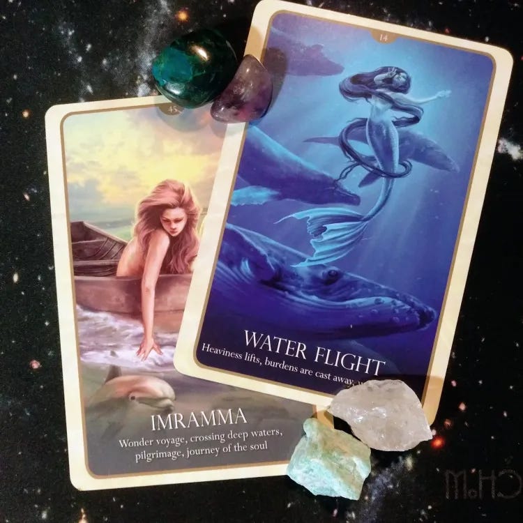 A Message from the Universe ~ Get Moving! Oracle of the Mermaids Cards A Message from the Universe ~ Get Moving! Oracle of the Mermaids Cards