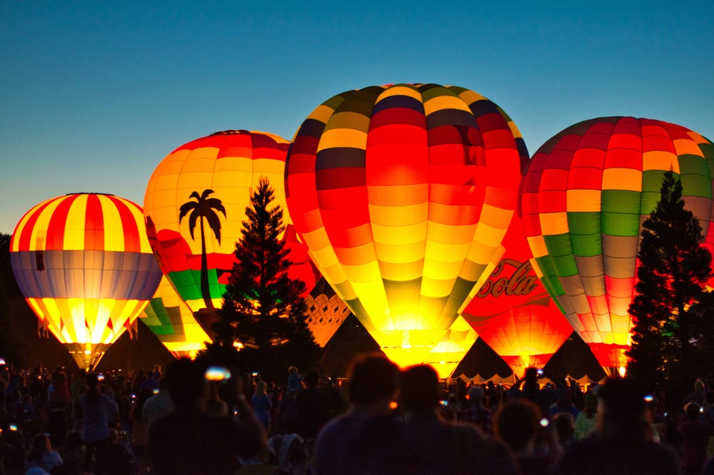 balloon glow