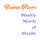 Weekly Words of Wealth