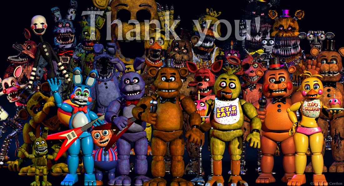 Thankyou/FNaF World Image Versions | Five Nights at Freddy's ...