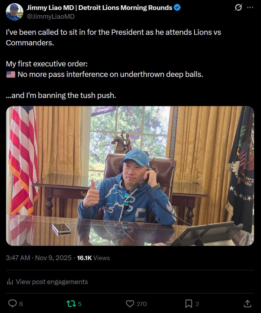 Sitting in for the President Sitting in for the President