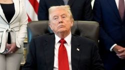 President Donald Trump listens as Health and Human Services Secretary Robert F. Kennedy Jr. speaks during an event about drug prices in the Oval Office of the White House, on Thursday, November 6, 2025. President Donald Trump listens as Health and Human Services Secretary Robert F. Kennedy Jr. speaks during an event about drug prices in the Oval Office of the White House, on Thursday, November 6, 2025.