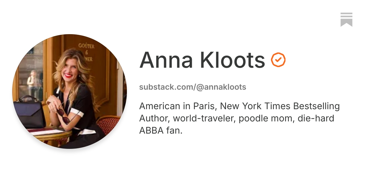 Anna Kloots | Substack
