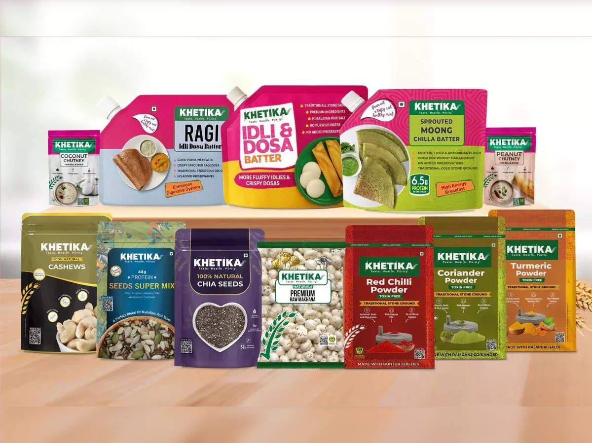 Healthy food startup Khetika raises $18 million for expansion - The  Economic Times
