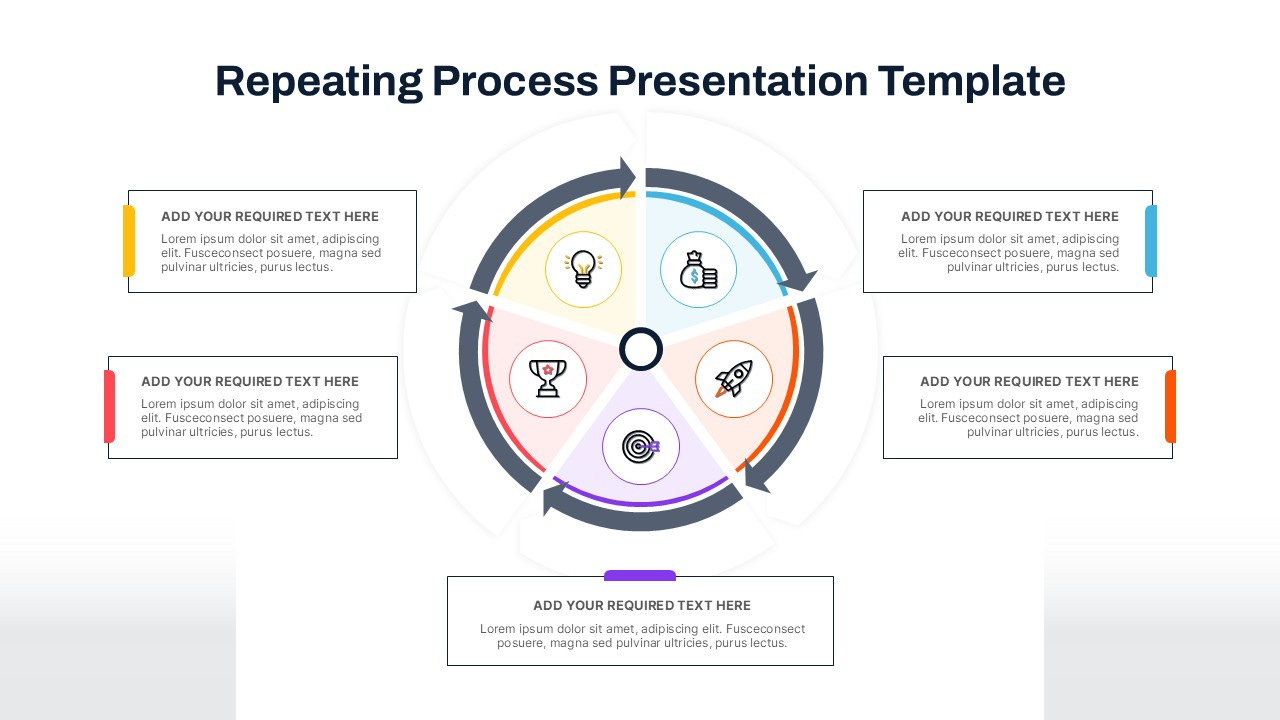 Repeating Process Cycle Diagram PowerPoint Slide- SlideKit Repeating Process Cycle Diagram PowerPoint Slide- SlideKit