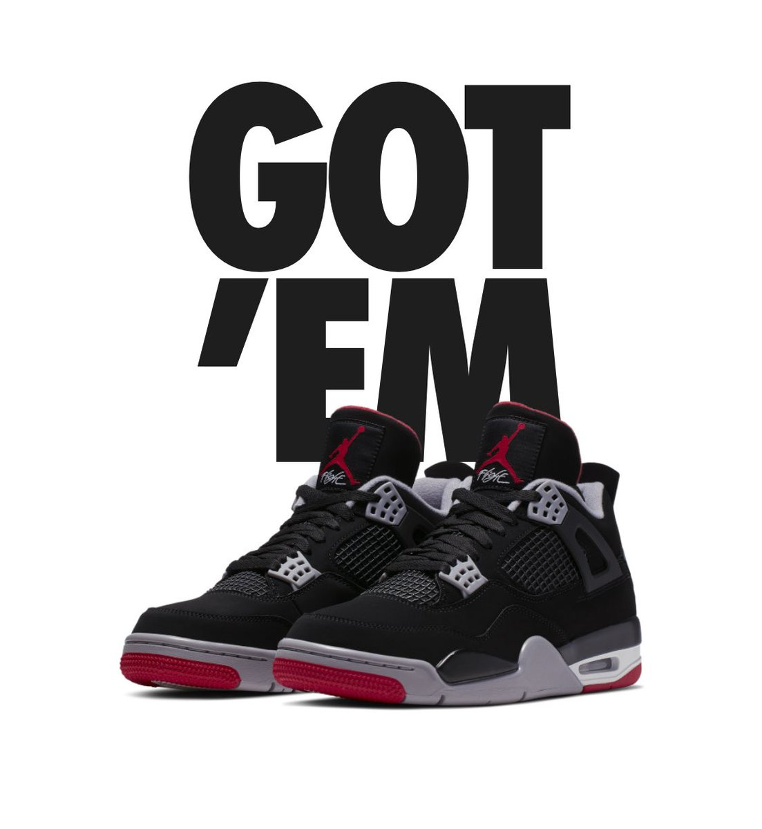 Image result for air jordan 4 bred 2019 GOT EM Image result for air jordan 4 bred 2019 GOT EM