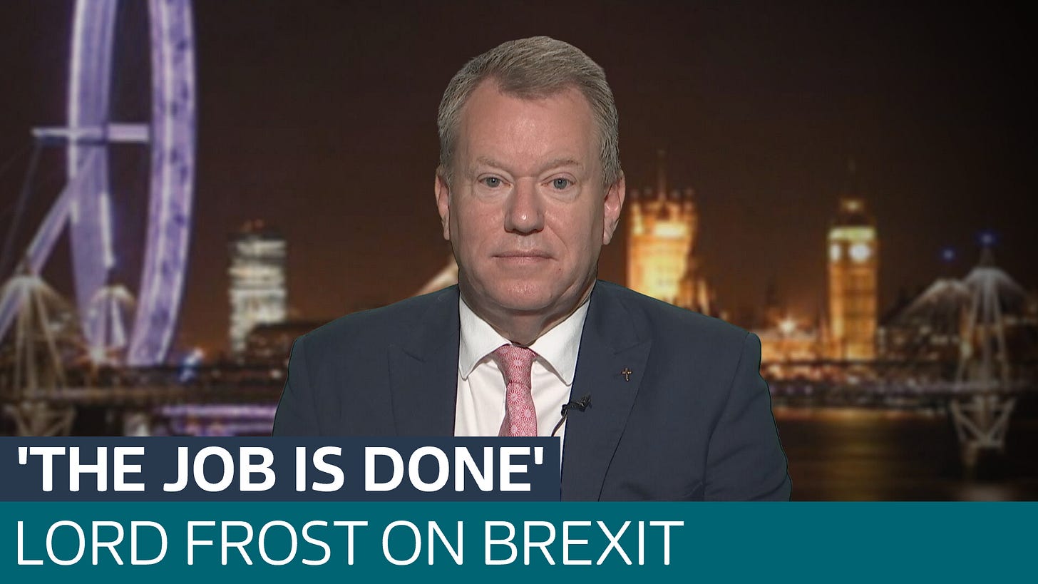 View From Stormont: Lord Frost on Brexit