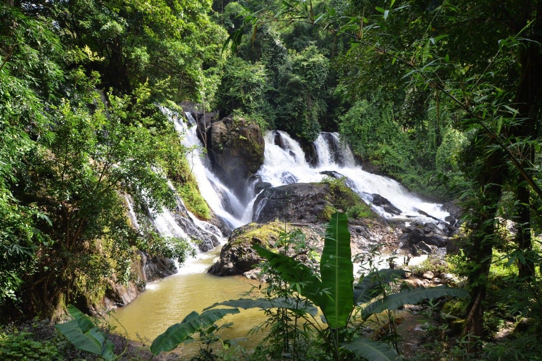 In wet season, Pa Sua Waterfall is great. Photo: Mark Ord In wet season, Pa Sua Waterfall is great. Photo: Mark Ord