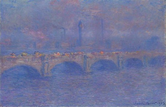 Waterloo Bridge Sunlight Effect, 1903, Claude Monet Waterloo Bridge, Sunlight Effect, 1903, Claude Monet