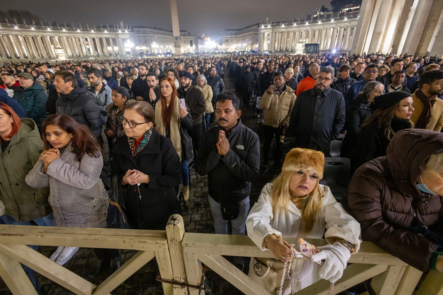 Faithful unite in St. Peter's Square praying for pope's health - Dr. Marcus Peter