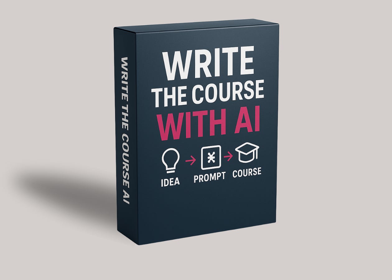 Write The Course With AI Prompt Library - by Nicolas Cole