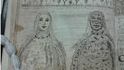 Robert Kirk’s Drawing of Doppelgänger Fairies