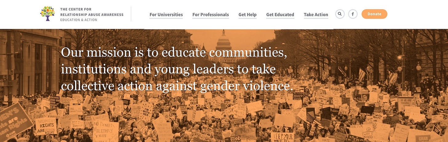 The Centre For Relationship Abuse Awareness where Lauren was a Program Coordinator