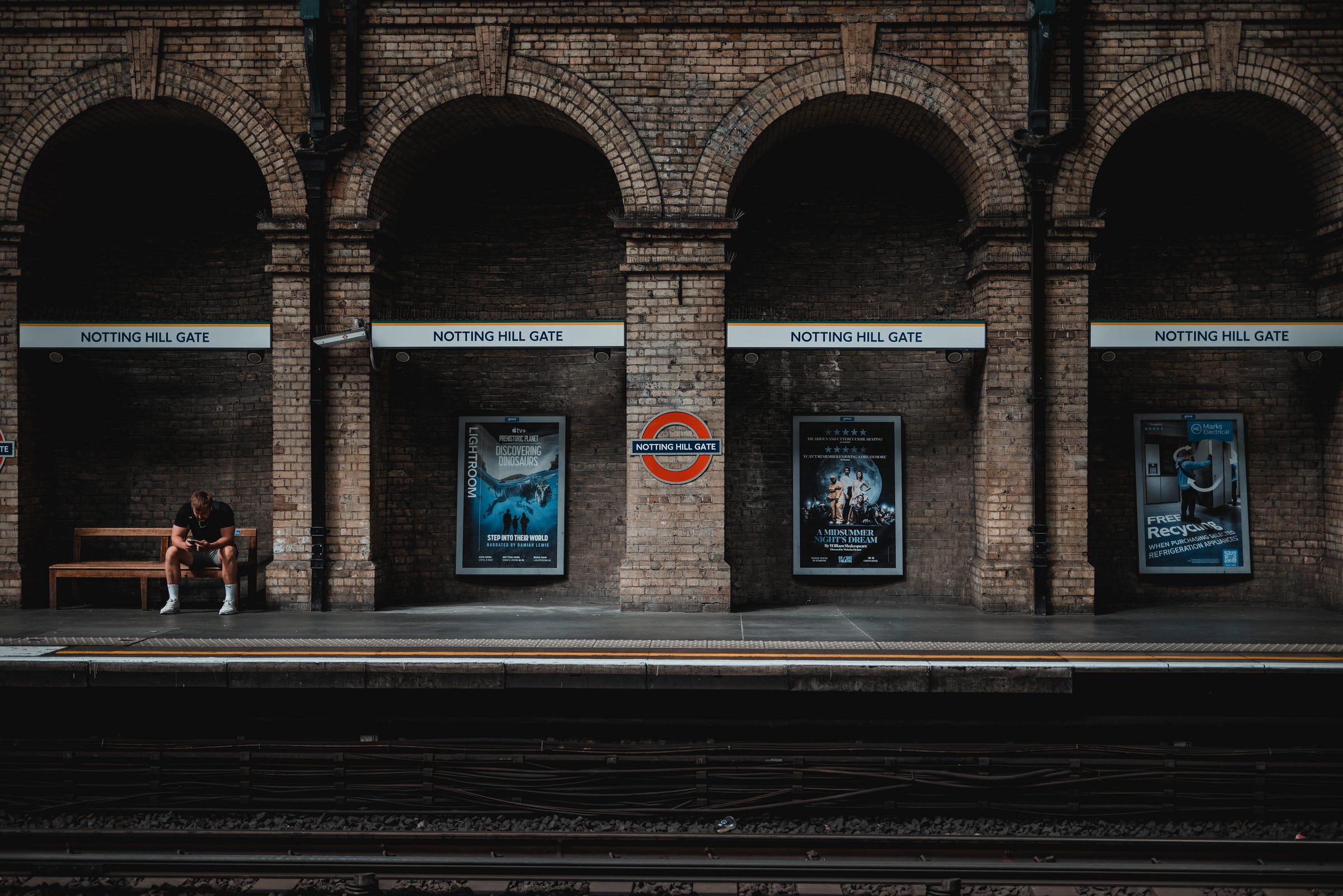Het metrostation van Notting Hill Gate