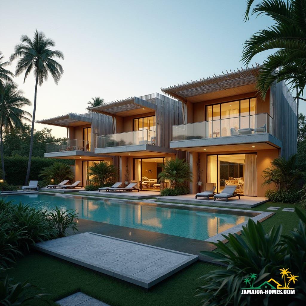 Beatiful modern h bamboo home in jamaica