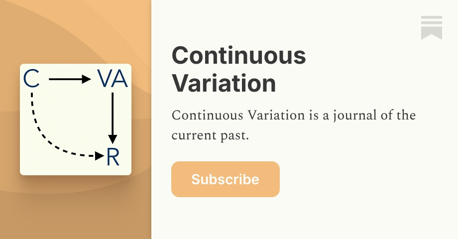 Continuous Variation | Alex Williams | Substack