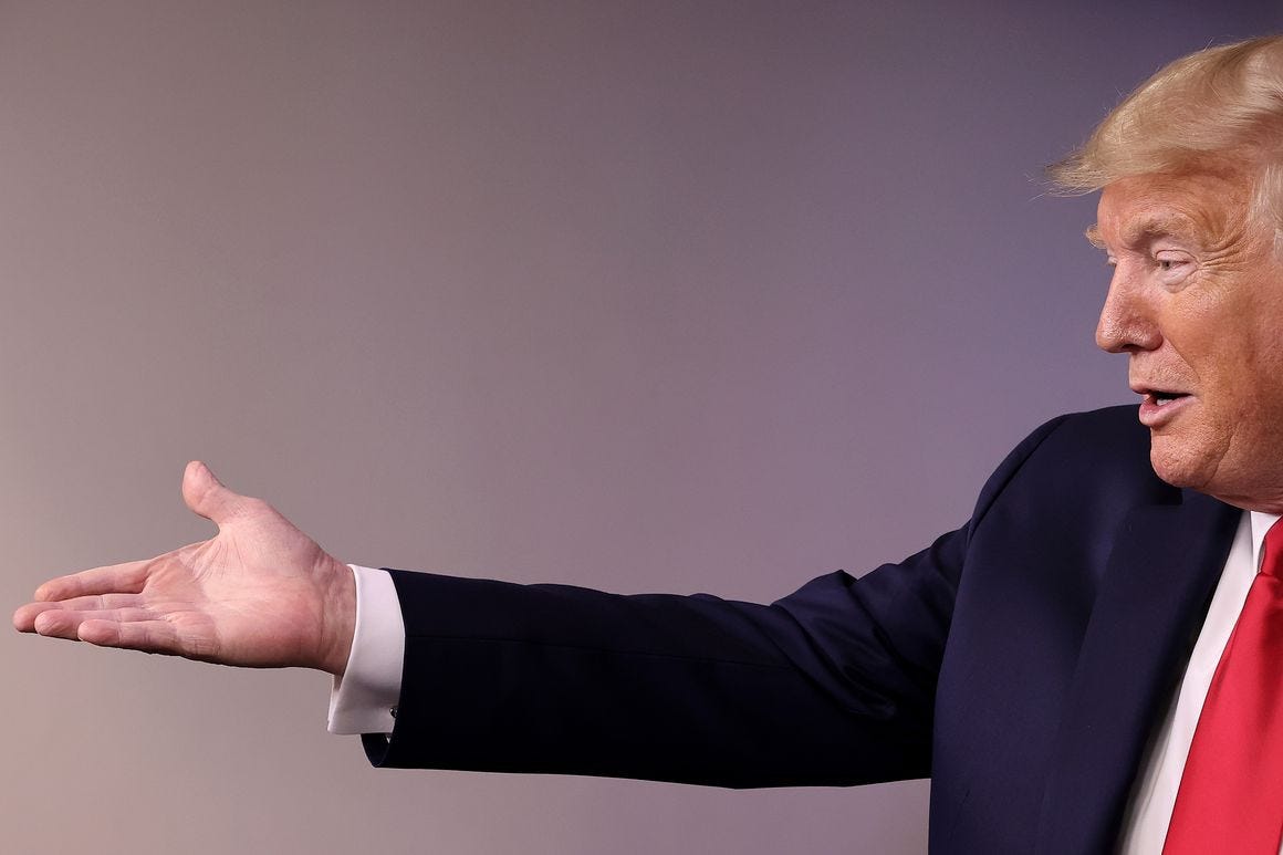 Opinion | Behind Trump's Strange 'Invisible Enemy' Rhetoric - POLITICO Opinion | Behind Trump's Strange 'Invisible Enemy' Rhetoric - POLITICO