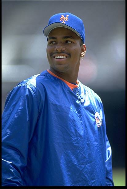 A CANDID PORTRAIT OF NEW YORK METS INFIELDER BOBBY BONILLA DURING THE METS VERSUS SAN DIEGO PADRES GAME AT JACK MURPHY STADIUM IN SAN DIEGO,... A CANDID PORTRAIT OF NEW YORK METS INFIELDER BOBBY BONILLA DURING THE METS VERSUS SAN DIEGO PADRES GAME AT JACK MURPHY STADIUM IN SAN DIEGO,...