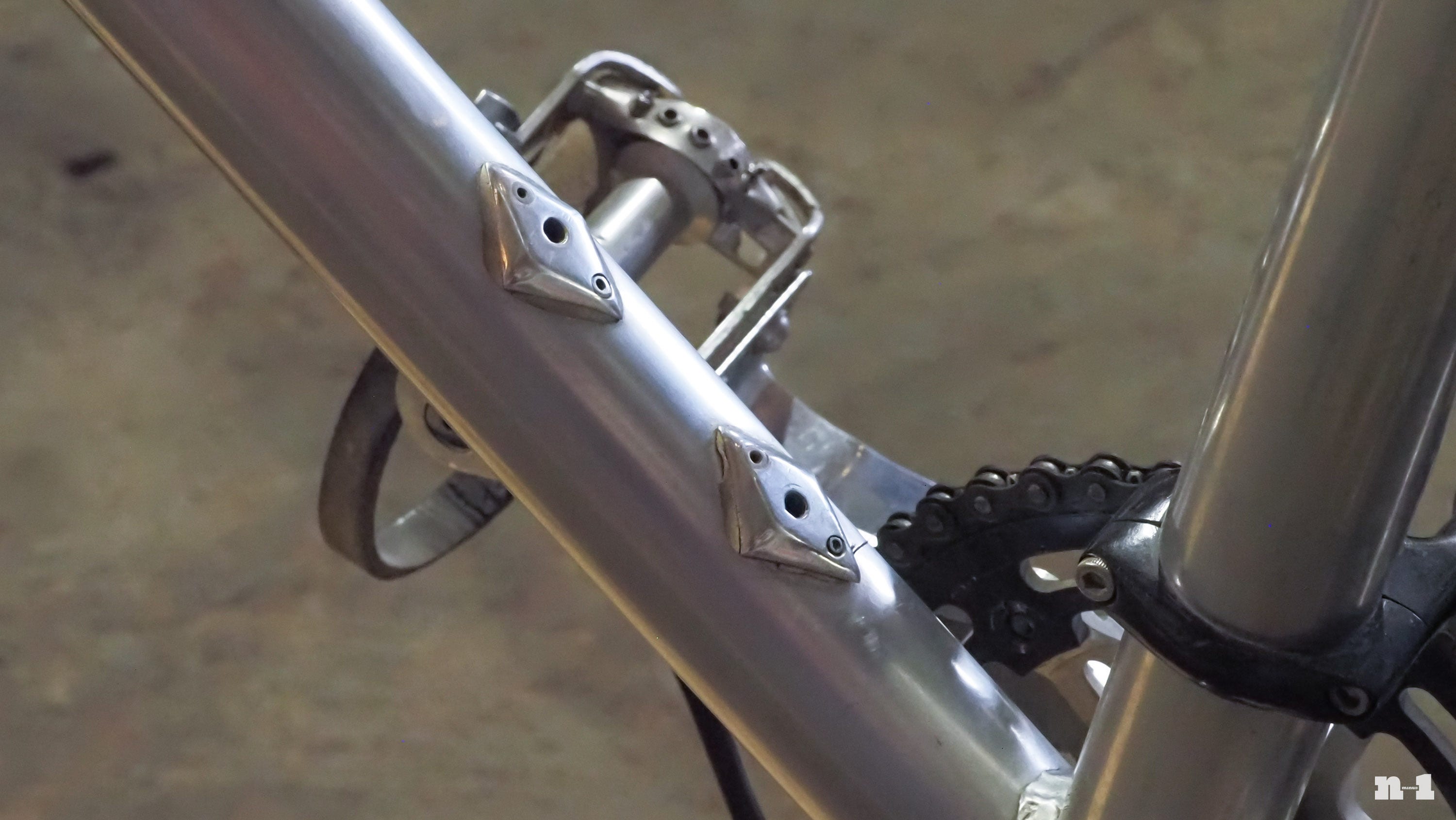 Charlie Cunningham drop-bar mountain bike water bottle bosses