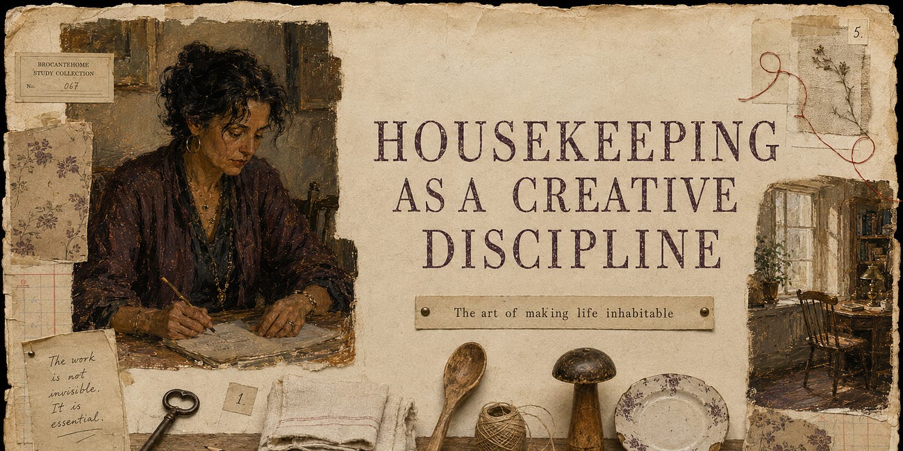 Housekeeping As Creative Discipline