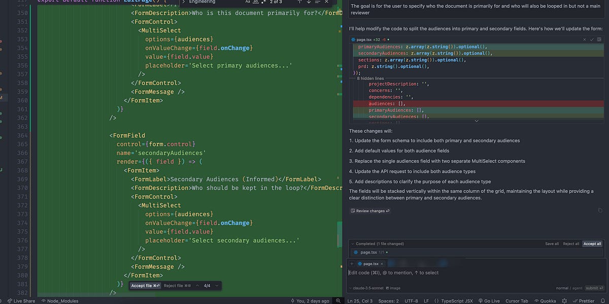 How to build an AI side project using AI in 2025