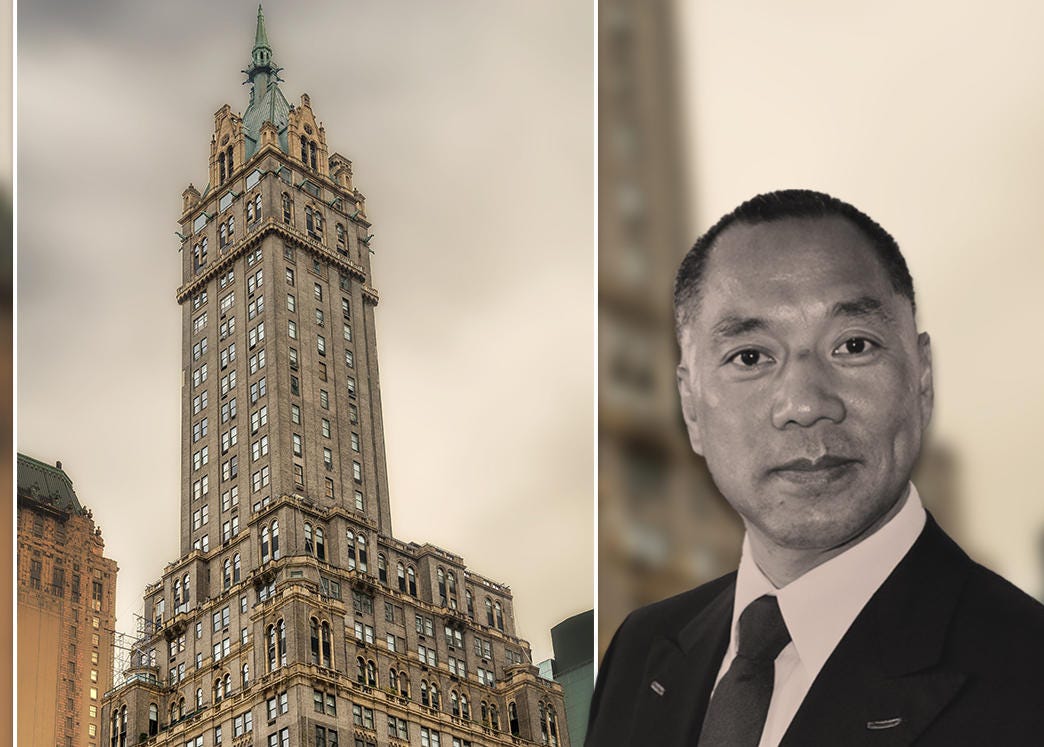 Guo Wengui Cuts Price of Sherry-Netherland Penthouse Guo Wengui Cuts Price of Sherry-Netherland Penthouse