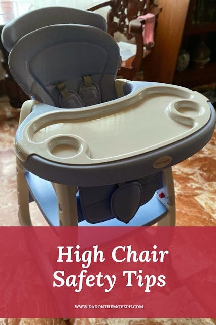 High chair safety tips