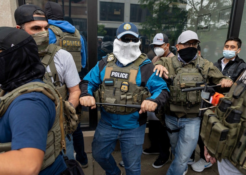 Opinion: ICE officers should not be allowed to wear masks