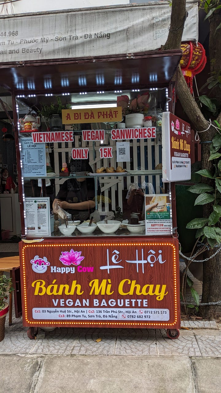 exterior of the stand and menu