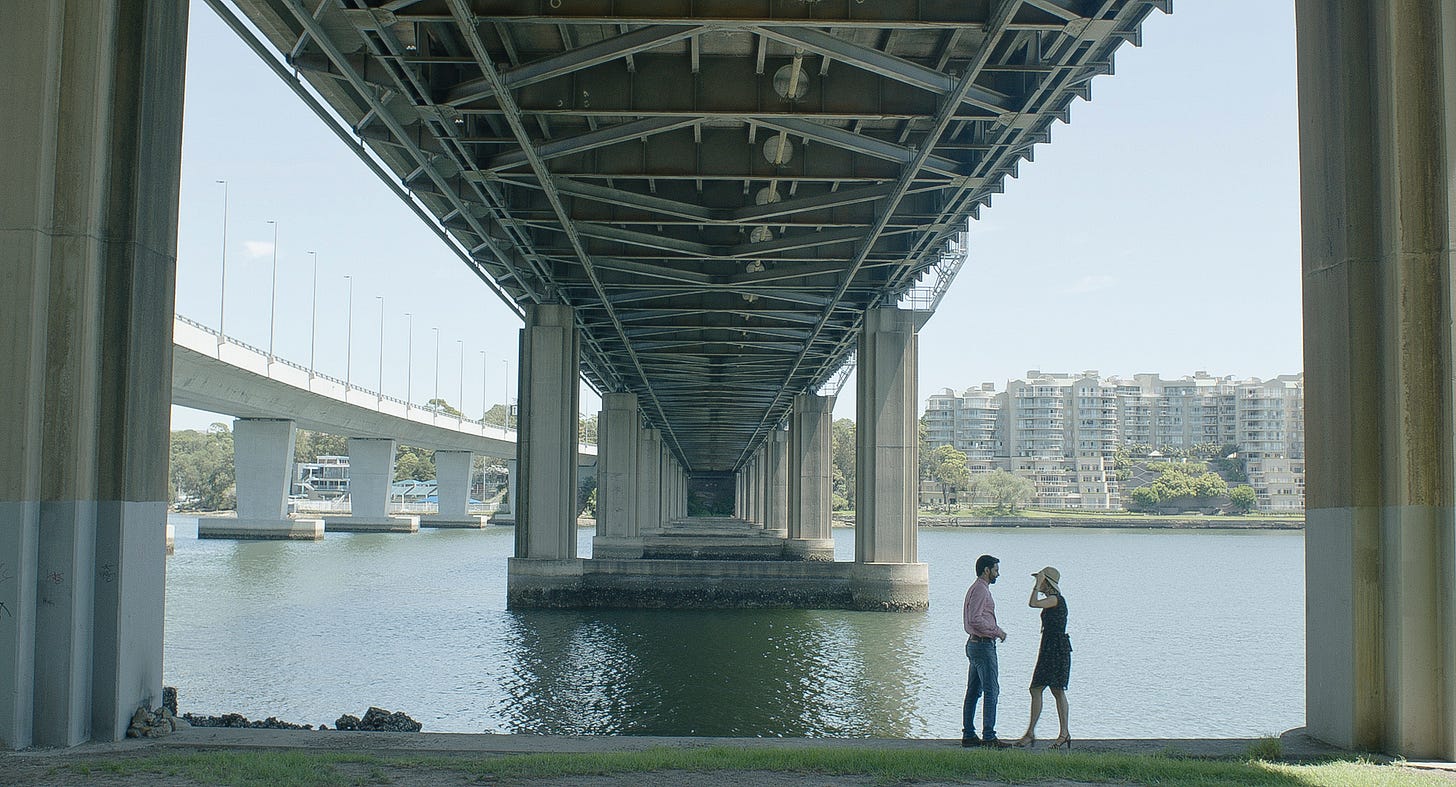 movie still - Zelos characters Sarah and Bernard (Shannon Ashlyn and Ben Mortley) movie still - Zelos characters Sarah and Bernard (Shannon Ashlyn and Ben Mortley)