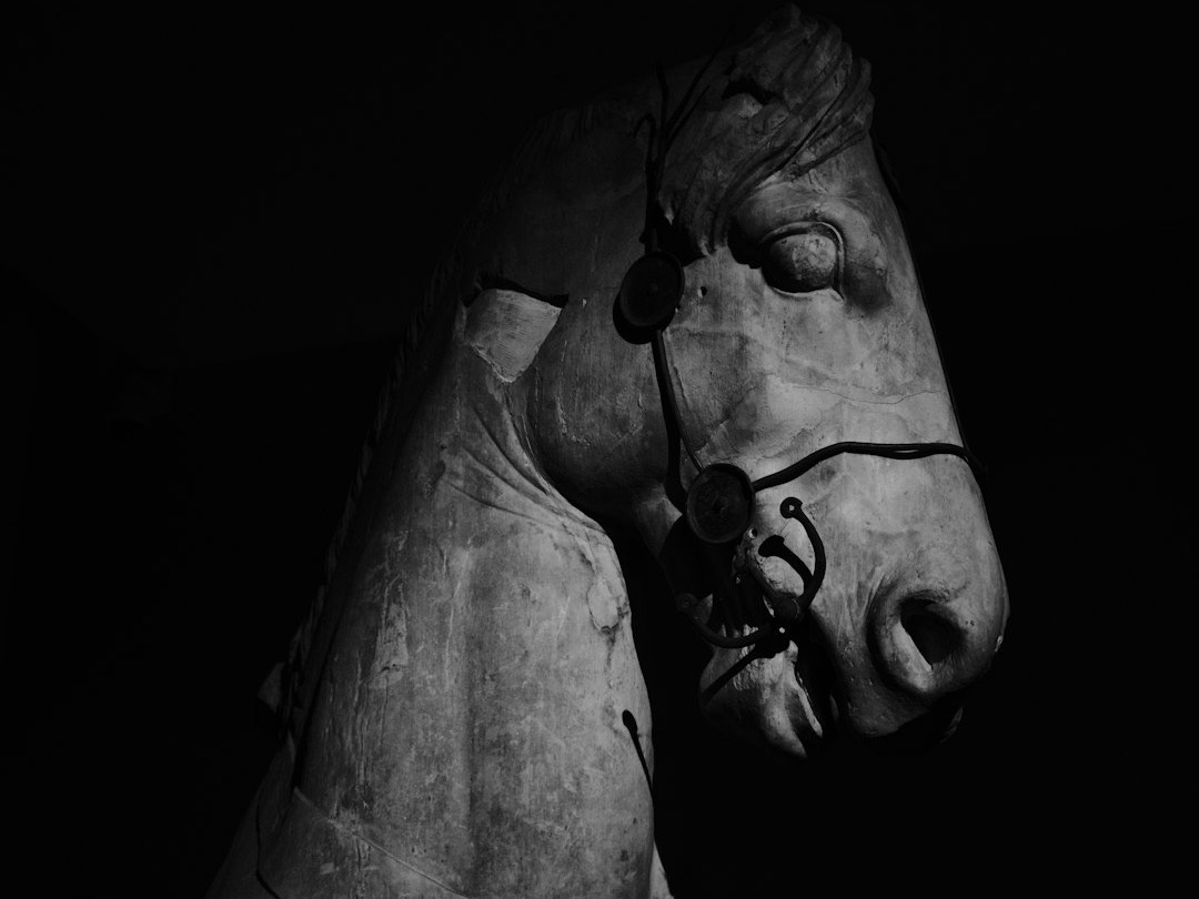 a statue of a man